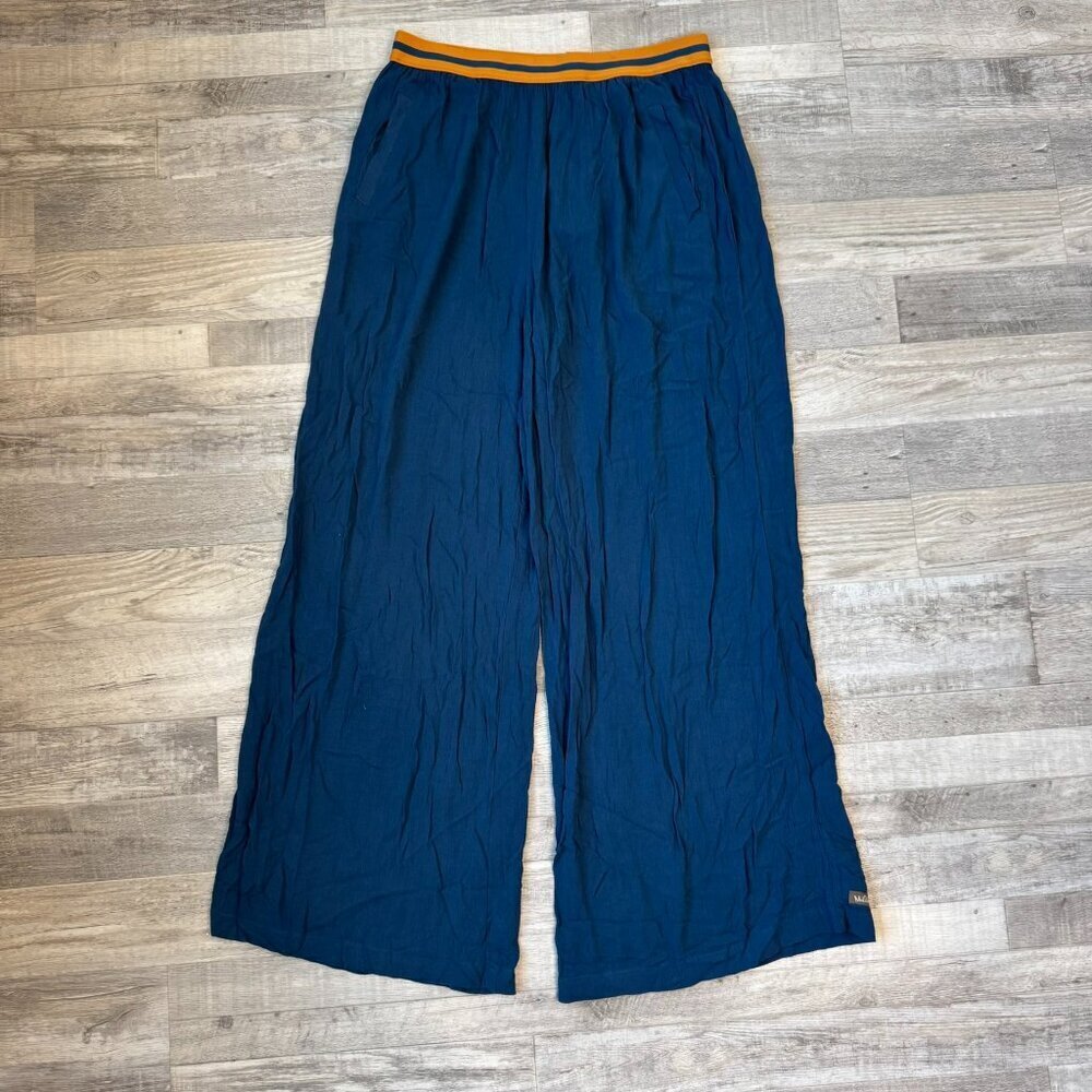 Matilda Jane NWT Blue Wide Leg Loose Fit Pants small flaw Q10